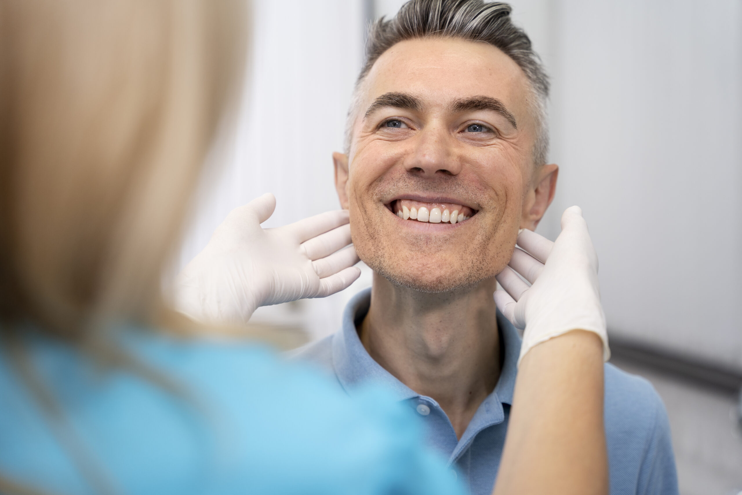 Gum grafting procedures in Beverly Hills.